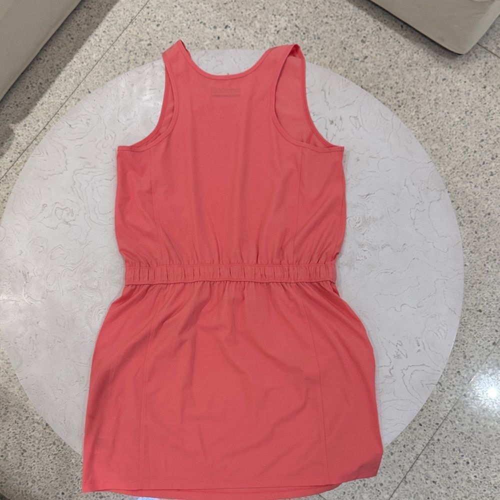 Avalanche Coral Sleeveless Athleisure Drawstring Waist Dress Dry Fit M - Picture 12 of 16